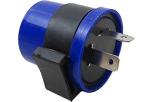 FYAKSYAS Upgraded Turn Signal Flasher Relay 6v-12v for Honda C70 CA175 CB100 CB125S CL100 CL70 CT110/125/70/90 MT125/250 Part #38300-243-670,38300-428-004