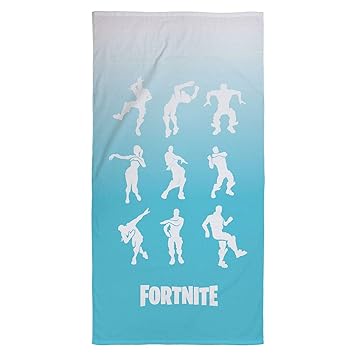 Fortnite Offizielles Shuffle-Handtuch, super weich, 100% Baumwolle, perfekt für Zuhause, Strand und Schwimmbad, 140 x 70 cm
