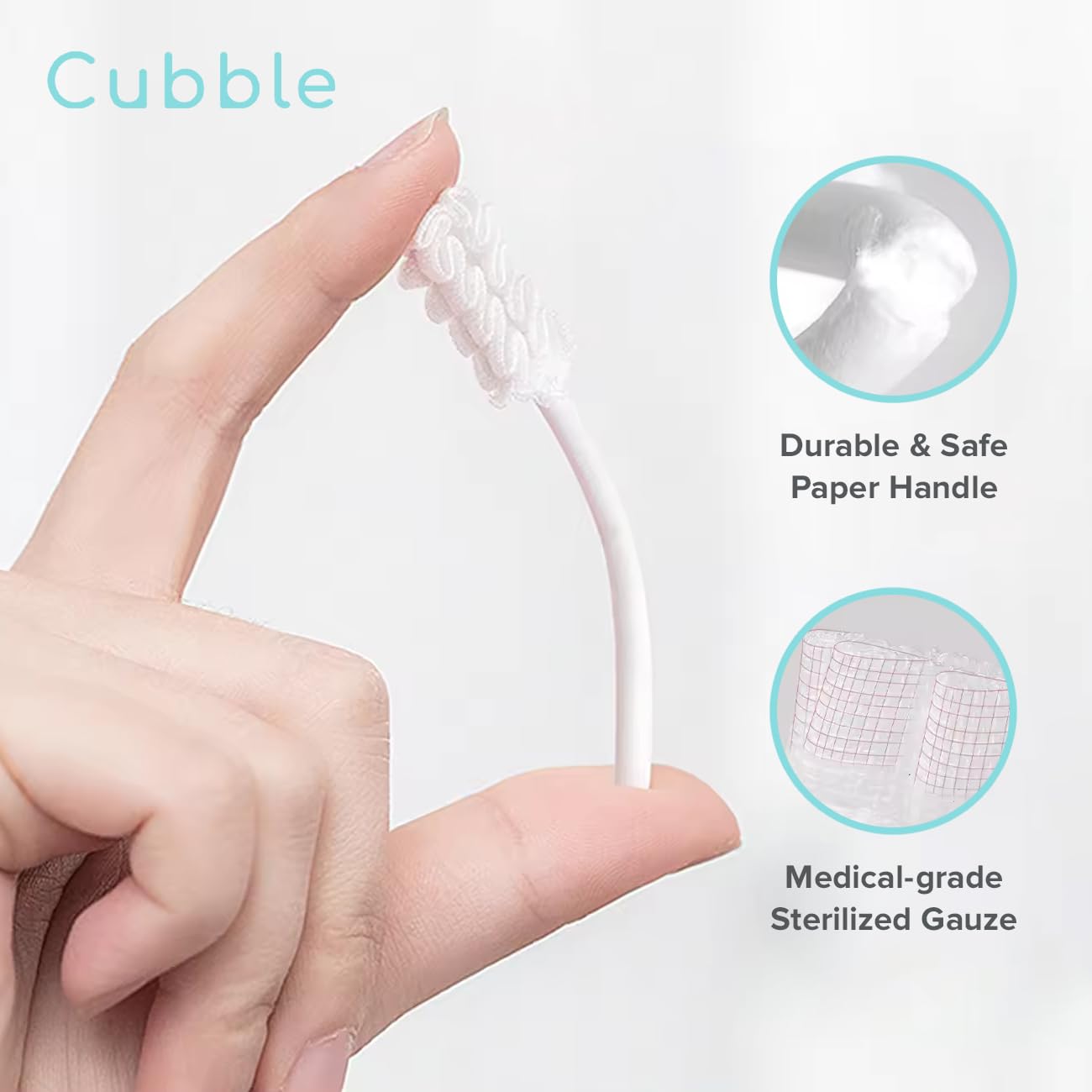 Baby Tongue Cleaner, 60pcs, Disposable Infant Toothbrush, Hygiene Oral Care Oral Wipes for Baby and Infant