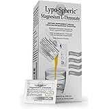 Lypo–Spheric Magnesium L–Threonate – 30 Packets – 1,000 mg Magnesium Per Packet – Liposome Encapsulated for Improved Absorpti