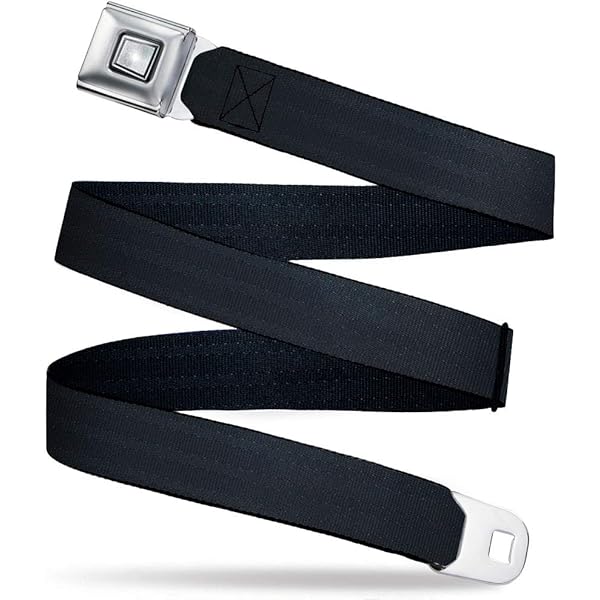 Amazon.com: Buckle-Down Seatbelt Belt - Black - 1.0