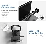 susswiff Self Adhesive Toilet Paper Holder with Phone Shelf Matte Black view 4