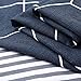 VM VOUGEMARKET Queen Duvet Cover Set Blue,Geometric Duvet Cover with 2 Pillow Shams,100% Cotton Diamond Bedding Set- Reversible,Luxurious,Comfortable,Breathable (Queen,Diamond)