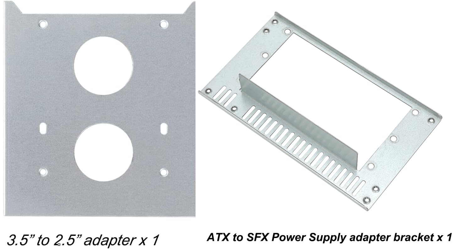 RackChoice 3u Rackmount Server Chassis MATX/Mini-ITX 3x5.25 Support ATX PSU with Either top/Bottom or Side Cooling and SFX PSU (Need to use The ATX to SFX braccket in Screw Box)