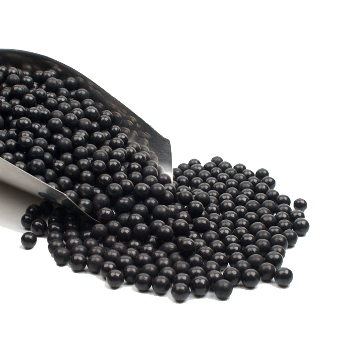 KuTi Kai 9mm Colorful Mud Balls Hard Clay Ball for Shooting Target Practice (Black, 300g/PACK)