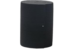 3-inch Black Knit Elastic Spool Wide Heavy Stretchy Band for Skirts Waistband DIY Sewing Project, 5 Yards Full Roll