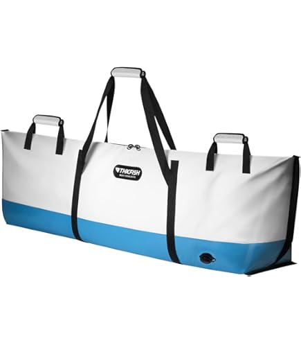 Sac De Pêche Isotherme Grande Capacité 128x58 Cm - Pour Transport Du Poisson - Imperméable Et Respirant