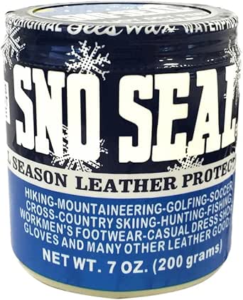 Atsko Sno-Seal 1330 Original Beeswax Waterproofing (7 Oz Net Weight/ 8 Oz Overall Weight)