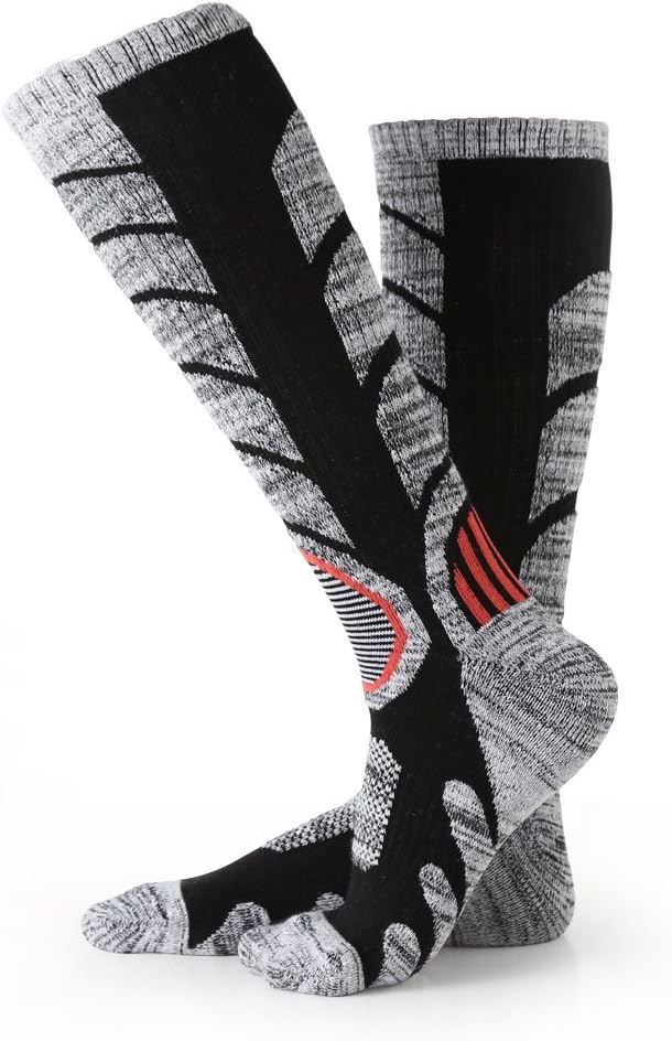 Heoda Mens Ski Socks High Performance-Long Hose Thermal Sock