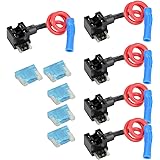 E Support 12v Car Add-a-circuit Fuse ACN TAP Adapter Low Profile Blade Style Fuse Holder Pack of 5