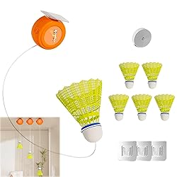 GIKOP Badminton Self Training Tool,Telescopic 6 Pcs