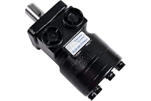 LEAPTREND Hydraulic Motor for Char-Lynn 101-1003-009 for Eaton 101-1003, Straight Shaft Motor, Engine Hydraulic Motor, 4 Bolt Flange, 1 inch Straight with Woodruff Key