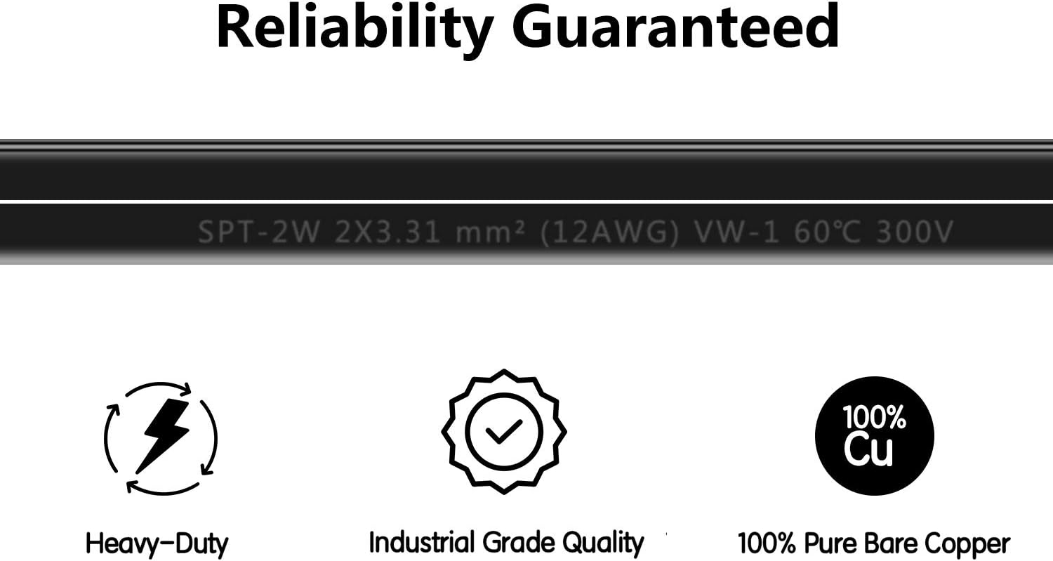 FIRMERST 12/2 Low Voltage Wire Outdoor Landscape Lighting Cable 200 Feet: Industrial & Scientific