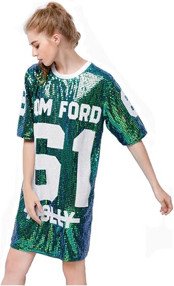 plus size sequin jersey dress