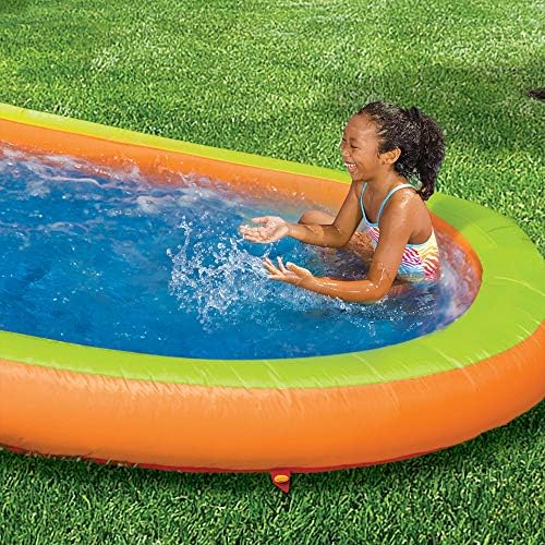 banzai kids inflatable outdoor lazy river adventure water park slide and pool
