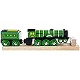 Bigjigs Rail Flying Scotsman Toy Train | Green Model for Wooden Track Set | Heritage Collection Railway Figures & Accessories | Great Gifts for 3+ Year Old Kids | Educational Tool for Toddlers