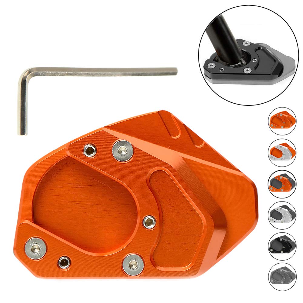 Piede Supporto Laterale Allargato Per Yamaha MT07 | Estensione Cavalletto In Alluminio CNC | 2014-2024 Modelli - Foto 5