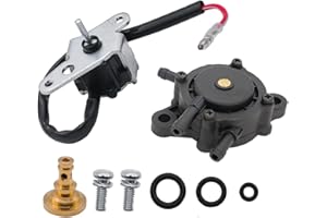 Cylinman 24-757-01-S Fuel Shut-Off Solenoid Kit Fit for Kohler CH18-CH25 CH620-CH740 LH630-LH755 20-25HP Replacement 2475701 2475701-S 24-757-01-S with Fuel Pump