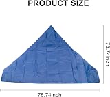 Nvanvmm 2x2M Blue Canopy Top Cover Replacement Four-Corner Tent Cloth view 8