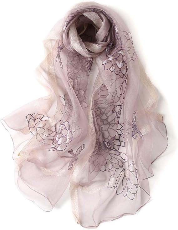 Amazon アンミダ Anmida ストール 大判ストール スカーフ マフラー シルク レディース 薄手 春 冷房対策 ショール 春 夏 ストール Uvケア マフラー 通販