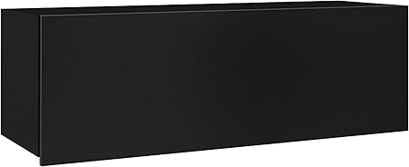 Mirjan24 Hangeschrank Calabrini Br02 Schrank Fur Wohnzimmer Wandschrank Kollektion Schwarz Schwarz Hochglanz Amazon De Kuche Haushalt