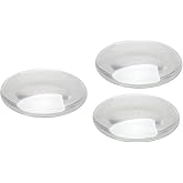 dophee 10Pcs Glass Cabochons Dome Tiles Flatback for Jewelry Making, 50mm | Clear Round Flat Back Dome Cabochons Set, for DIY Craft Photo Charms, Cameo Pendants, Rings, Necklace