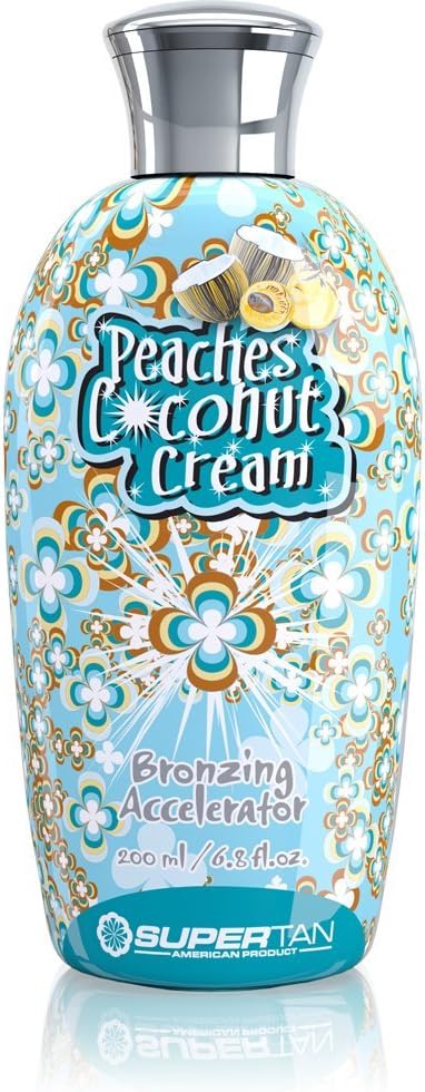 Supertan Peaches Coconut Cream sunbed tanning lotion cream 200ml by Supertan