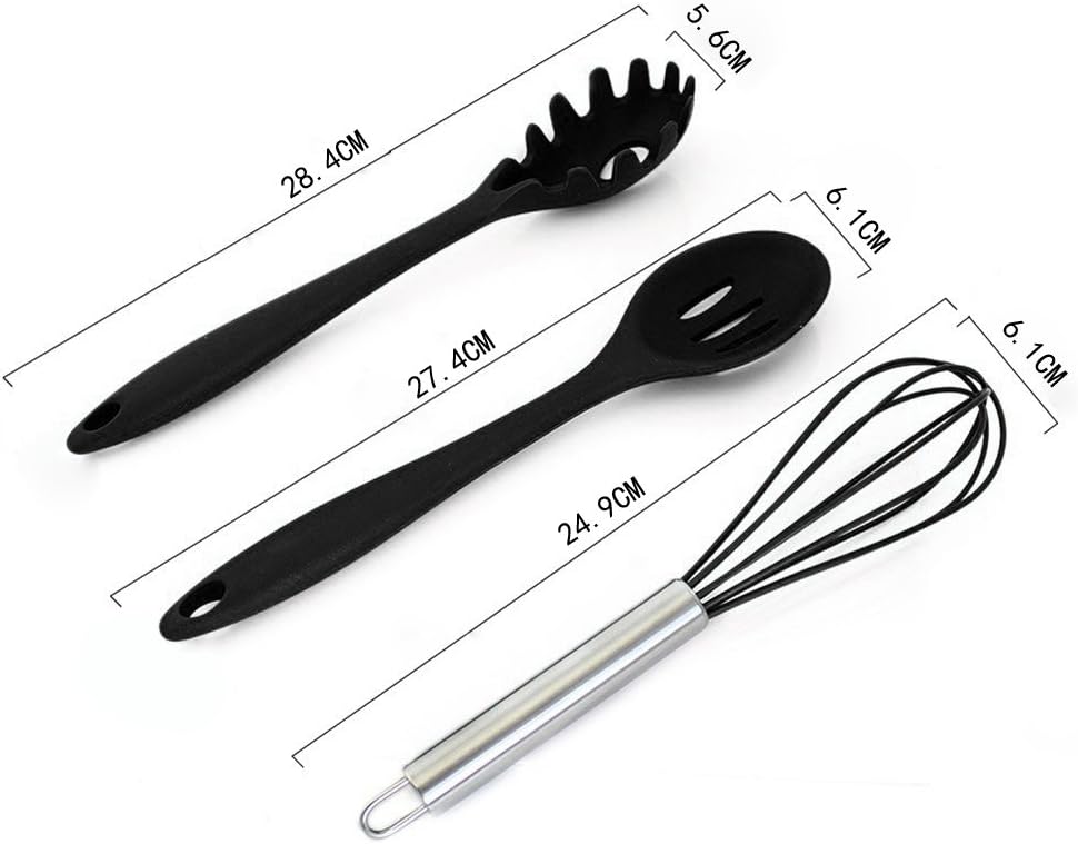 10 Piece Silicone Kitchen Utensils Set - Image 4