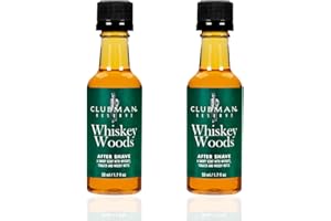 Clubman Pinaud Whiskey Woods After Shave Lotion - Aftershave for Men, Soothes Razor Burn & Heals Nicks, 1.7 fl. oz, 2 Pack