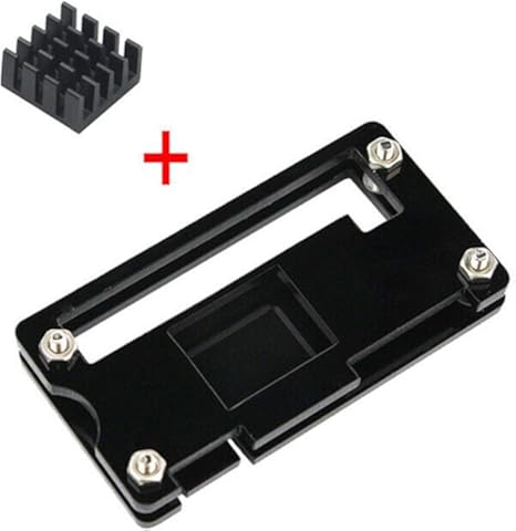 Moliies 1Pcs La Caja de acrílico está diseñada a Medida para la Raspberry Pi Zero con una Estructura atornillada transperant