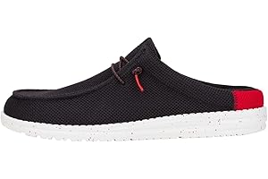 HEYDUDE Men's Wally Slip Varsity, Men’s Shoes, Men's Slip-on Loafers, Comfortable & Light-Weight