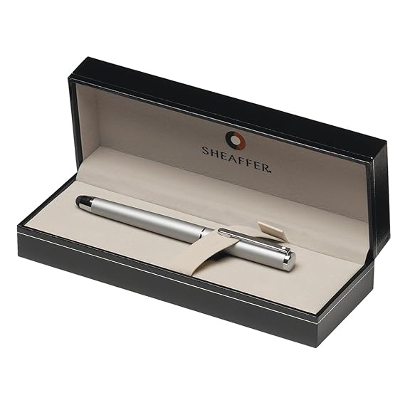 Sheaffer Stylus 9826 Matte Silver Chrome Trim Ballpoint Pen and Stylus - Image 2