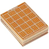 Ferwooh 10pcs PCB Board Prototype Kit Protoboard Circuit Board Breadboards 432 Holes Perfboard Universal Printed Circuit Breadboard for DIY Soldering Electronic Projects and Electronic Experiment