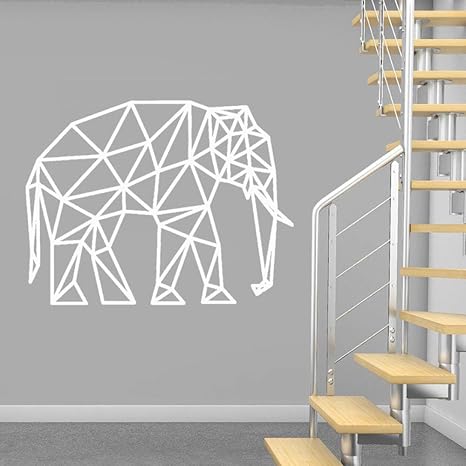 Amazon Ronronner 幾何学模様象壁アートステッカー動物テーマ家の装飾実線象壁デカールアート57 44センチ ウォールステッカー オンライン通販 Amazon Ronronner 幾何学模様象壁アートステッカー動物テーマ家の装飾実線象壁デカールアート57 44センチ ウォールステッカー オンライン通販