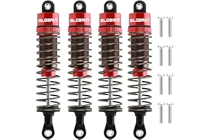 EPINON RC Shock Absorber Oil Adjustable 4pcs Damper Set for 1/10 RC Crawler Car Axial SCX10 TRX4 D90 (85mm)