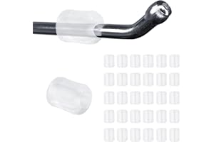 INCREWAY 100Pcs Pegboard Hook Retainers, PVC Pegboard Locks with Anti-Slip Design for Retail Display Shelves Store Fixtures I