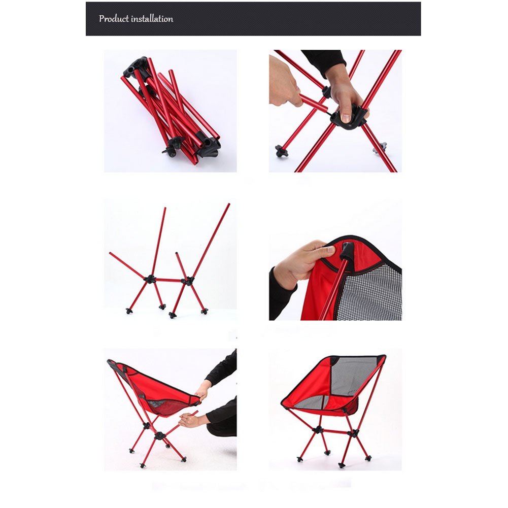 Camping Camping Camping Klappstuhl Outdoor Tragbare Mond