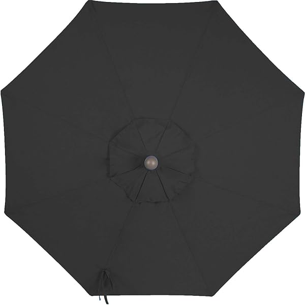 clemson tiger patio umbrella Mosaic Round 9 ft Patio Market Striped Umbrella