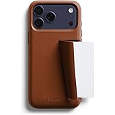 Bellroy Phone Case – 3 Card for iPhone 17 Pro Max (Leather iPhone case, Phone Wallet) - Rust