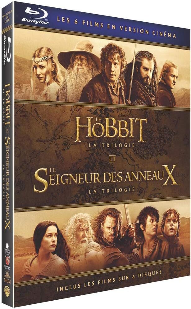 Le Hobbit Et Le Seigneur Des Anneaux La Trilogie 6 Films En Version Cinema Version Cinema Amazon Fr Ian Mckellen Martin Freeman John Callen Peter Hambleton Jed Brophy Mark Hadlow Adam Brown Ian