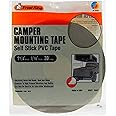 Frost King Available V447H Camper Mounting Tape 1-1/4-Inch by 3/16-Inch by 30-Feet, Grey, Gray|Grays