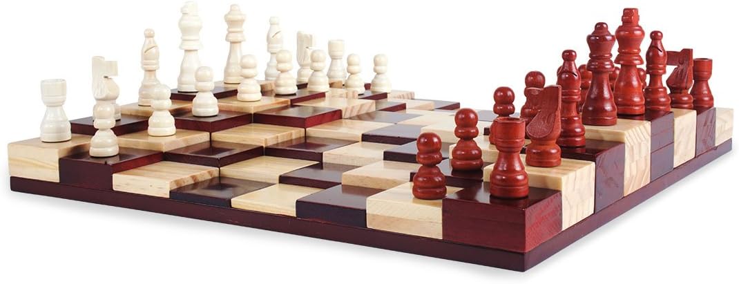 Multi Level Chess Board Game Set - Presents for Adults & Kids