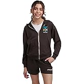 Volcom Girl's Sweatsuit Set - Long Sleeve Full Zip Up Hoodie Sweatshirt and Sweat Shorts Set for Girls (Sizes: 4-12)