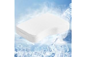 LIVEMY Cooling Leg Pillow for Side Sleepers 100% Cooling Fabric Knee Pillow for Side Sleeping, Leg Elevation Memory Foam Pillow for Hip/Back/Sciatica Pain Relief Helps Spine Alignment -18"x30"(Cooling, L)