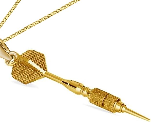GH Darts Pendant Necklace 925 Sterling Silver Women's Men's Gift Idea