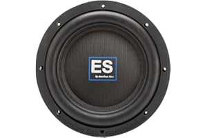 American-Bass ES‑1222 (D2) 12″ Slim Subwoofer – 800 W RMS / 1,500 W Peak – Shallow Mount with 65 oz Magnet, Fiberglass‑Reinfo