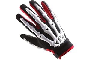 1Storm Adult Motocross Gloves Motorcycle BMX MX ATV Dirt Bike Bicycle Skeleton Cycling Gloves