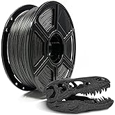 FLASHFORGE PLA Filament 1.75mm Galaxy Matte Black, 3D Printer Filament with Silver Glitter 1kg (2.2lbs) Spool, Dimensional Accuracy +/- 0.02mm, Shimmering 3D Printing Filament for Unique Finish