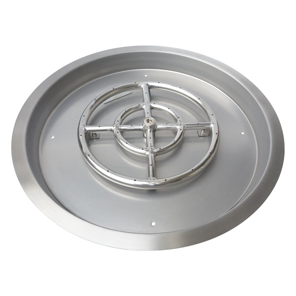 Galleon Stanbroil Stainless Steel Round Drop In Fire Pit Pan