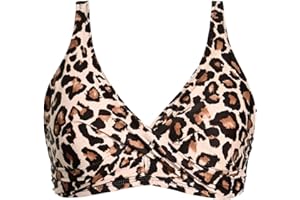 Aqua Eve Women Full Coverage Bikini Top No Bottom Push up Swimsuits Top Sport Bra Bathing Suits Tops